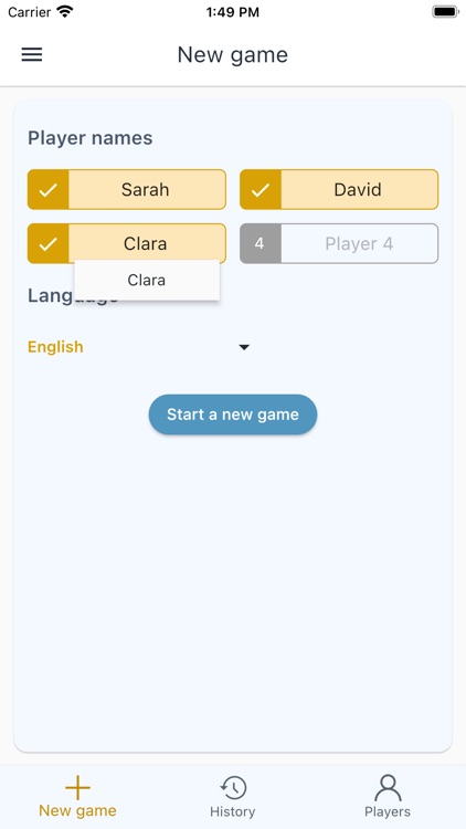 Score Keeper for Word Games screenshot-3