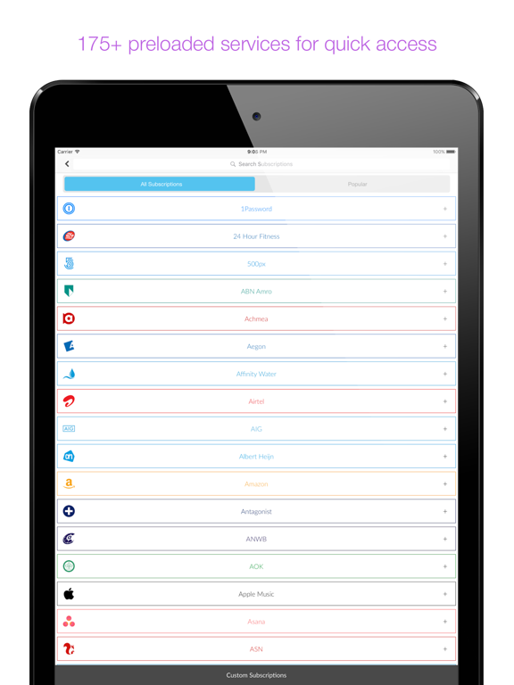 Screenshot #4 pour Robin - Subscription Manager