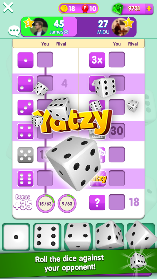 Yatzy Duels: Board Game Addict - 3.2.60 - (iOS)