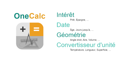 Screenshot #1 pour OneCalc+: Calculatrice