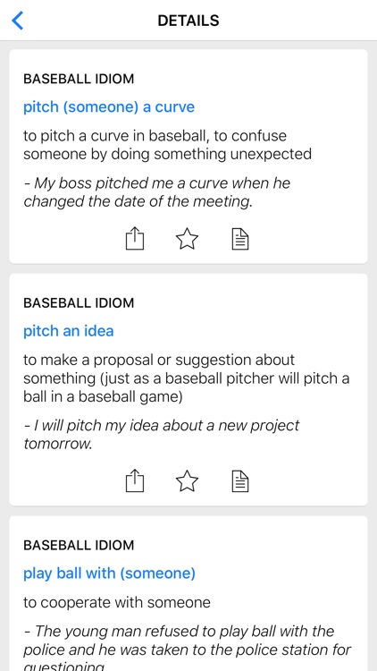 Legal & Sports idioms