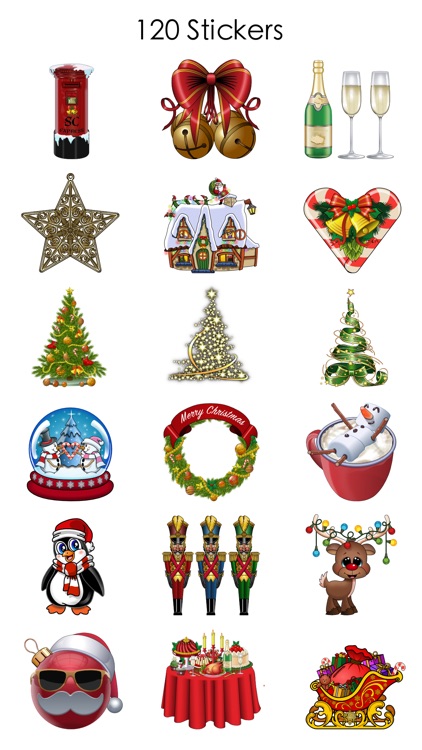 Xmas and New Year Stickers