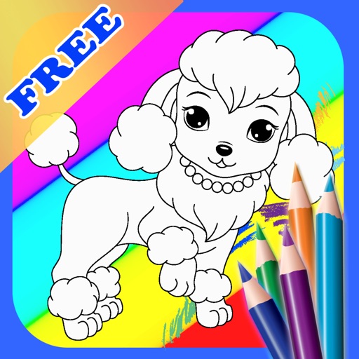 Animals Coloring Book For Kids - Preschool & Toddler Make Great Artwork FREE APP iOS App