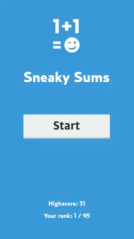 Game screenshot Sneaky Sums hack
