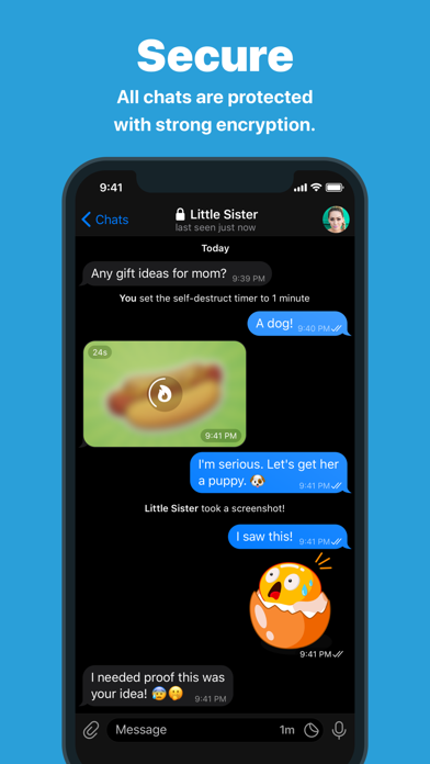 Telegram Messenger iphone images