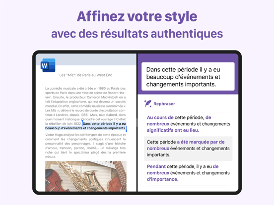 Screenshot #5 pour Reverso Rephraser & Synonymes