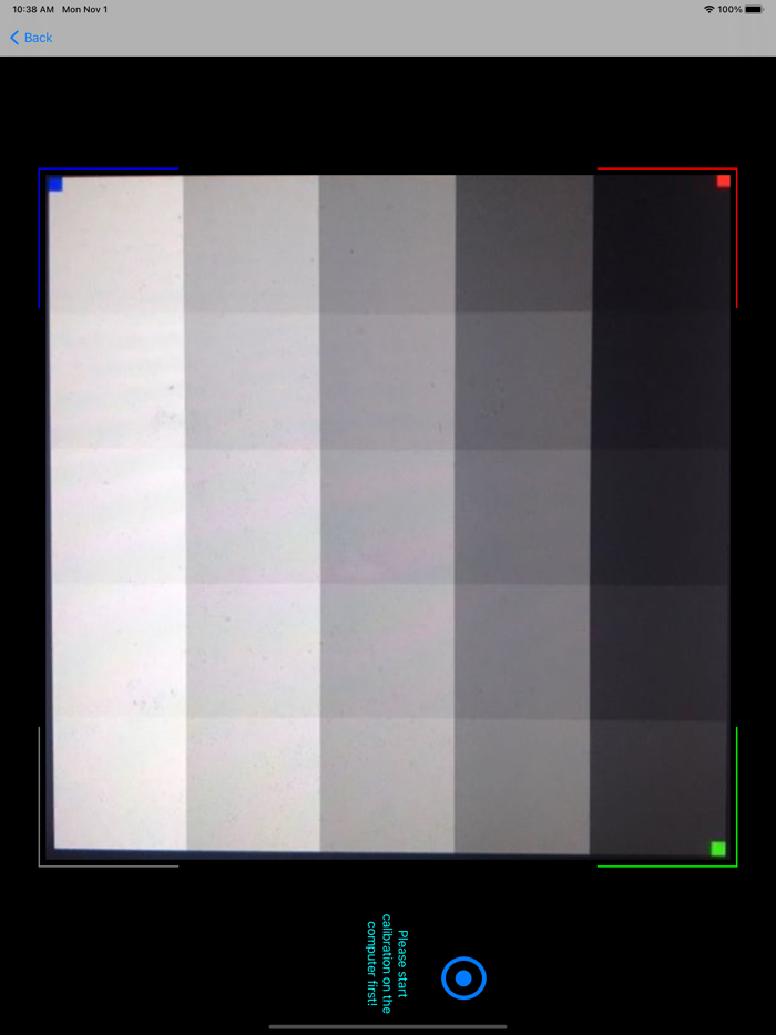 CalibCat Calibrate Screen