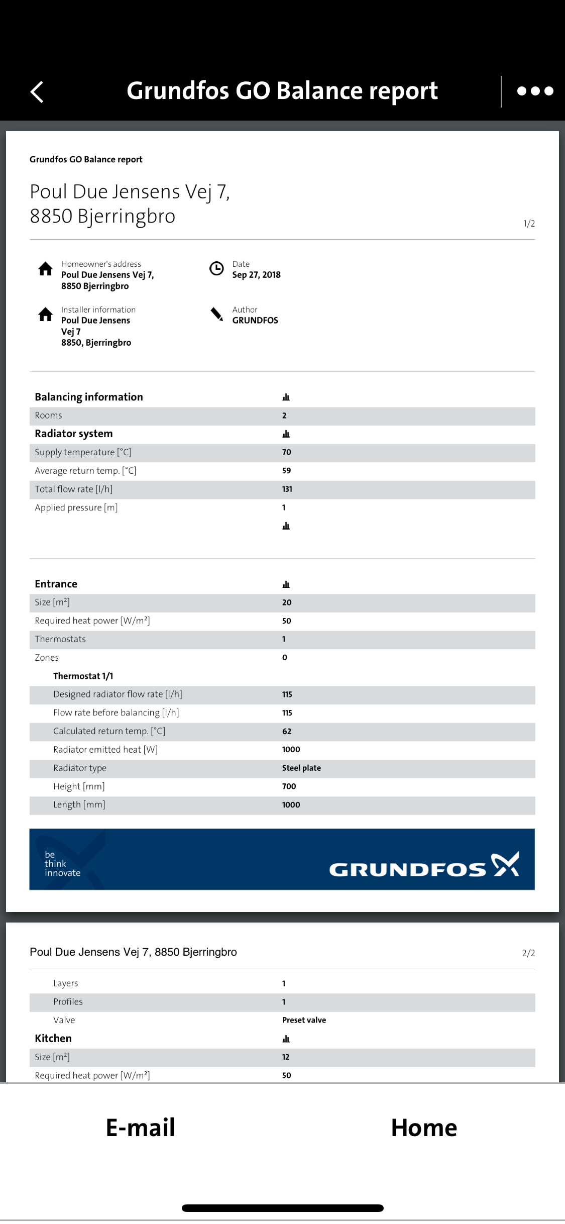 Grundfos GO Balance Pump Tool