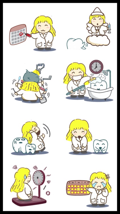 Cute Dentist Stickers screenshot-3