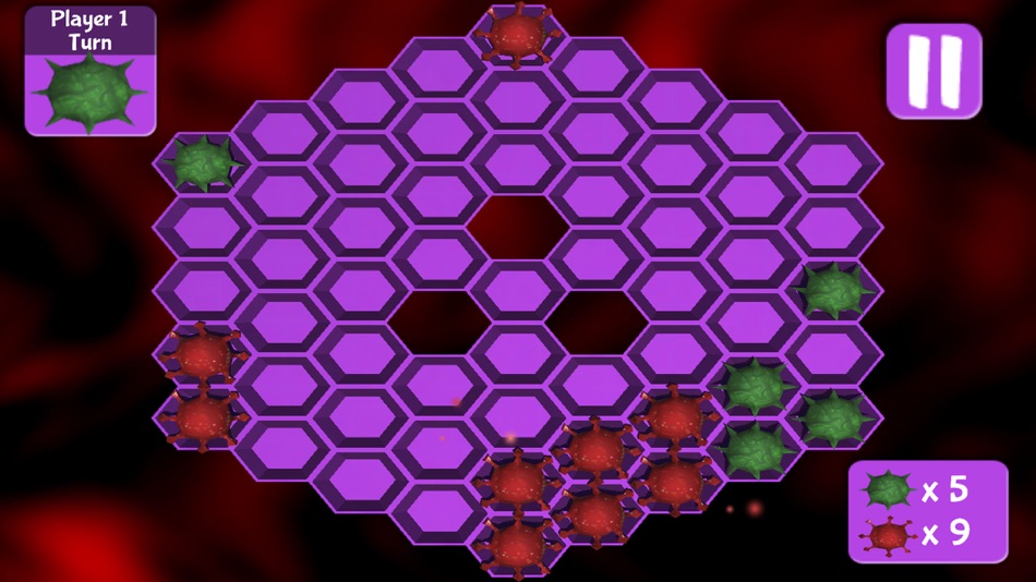 #1. Infexxion - hexagonal board game (iOS) 由: JUAN MIGUEL DE ROBLES MACEDO