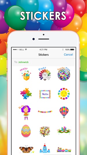 Colorful Stickers & Emoji for iMessage ChatStick(圖1)-速報App