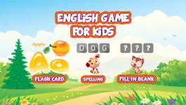 Game screenshot A-Z English Spelling Game for Kids apk