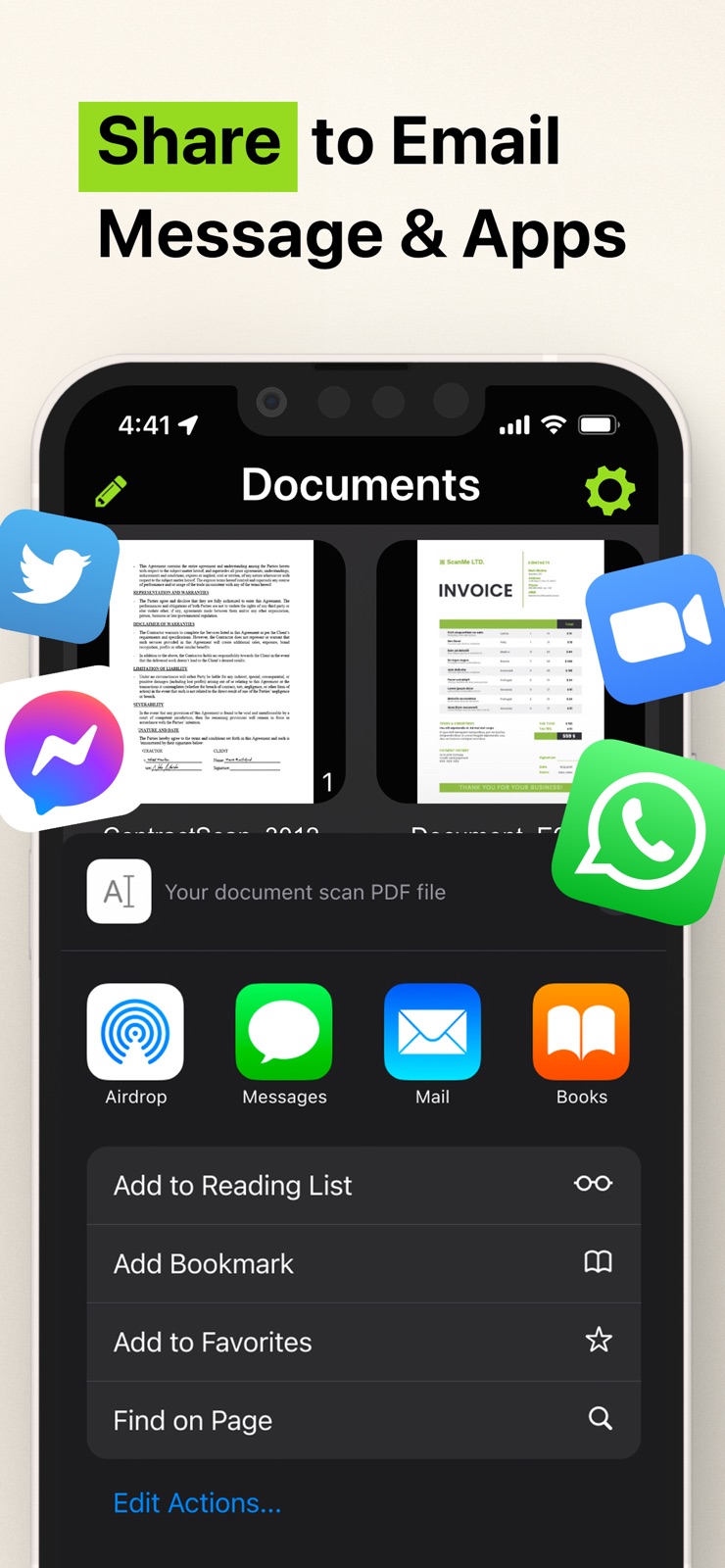 Camera Scanner - PDF iphone screenshot 4