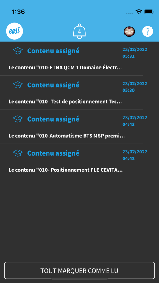 #3. EASi notification (iOS) 由: CBlue SPRL