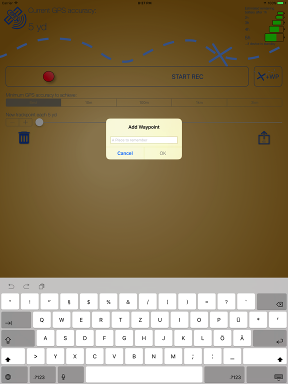 Screenshot #6 pour GPX Recorder - GPS Tracker for outdoor activities