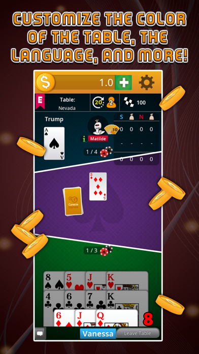 Screenshot #3 pour Spades by ConectaGames