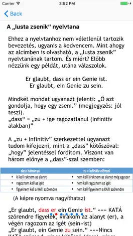 Game screenshot Német nyelvtan magyaroknak apk