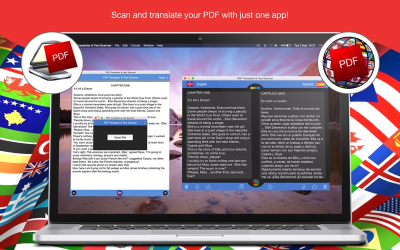 PDF Translator & Text Scanner Screenshot