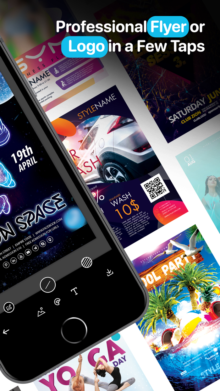 Create Flyers and Logos - Maker