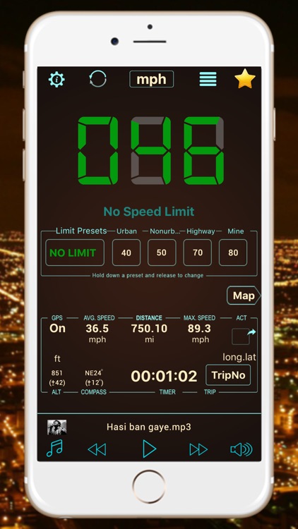 Speedometer GPS Speed Tracker screenshot-3