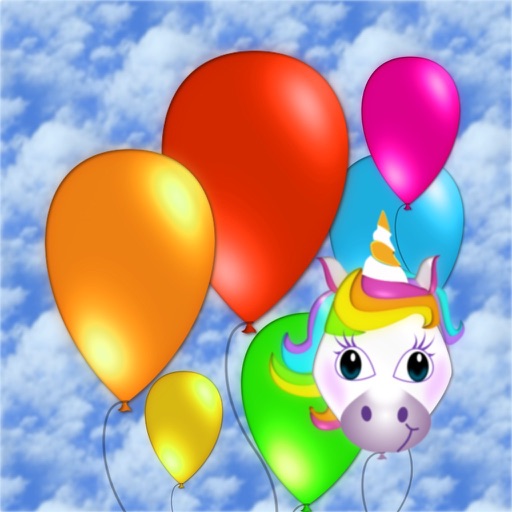 Happy Balloon and Unicorn icon