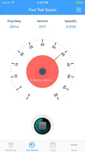 internet test speed, ping test screenshot #1 for iPhone