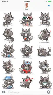 wolf - stickers for imessage iphone screenshot 1