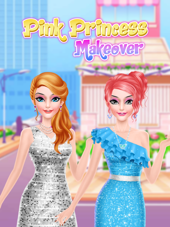 pink princess makeover games for girls