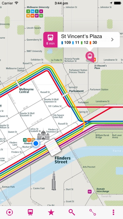 Melbourne Rail Map Lite