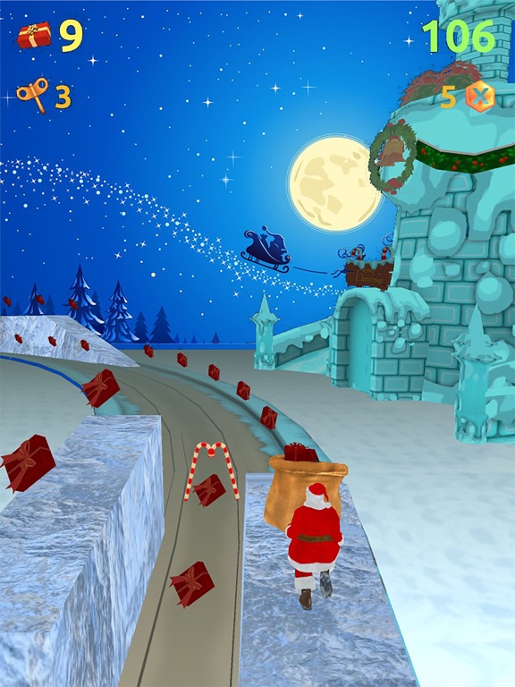 Screenshot #4 pour Chiristmas Santa Run 3D 2017