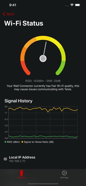 Wall Monitor for Tesla