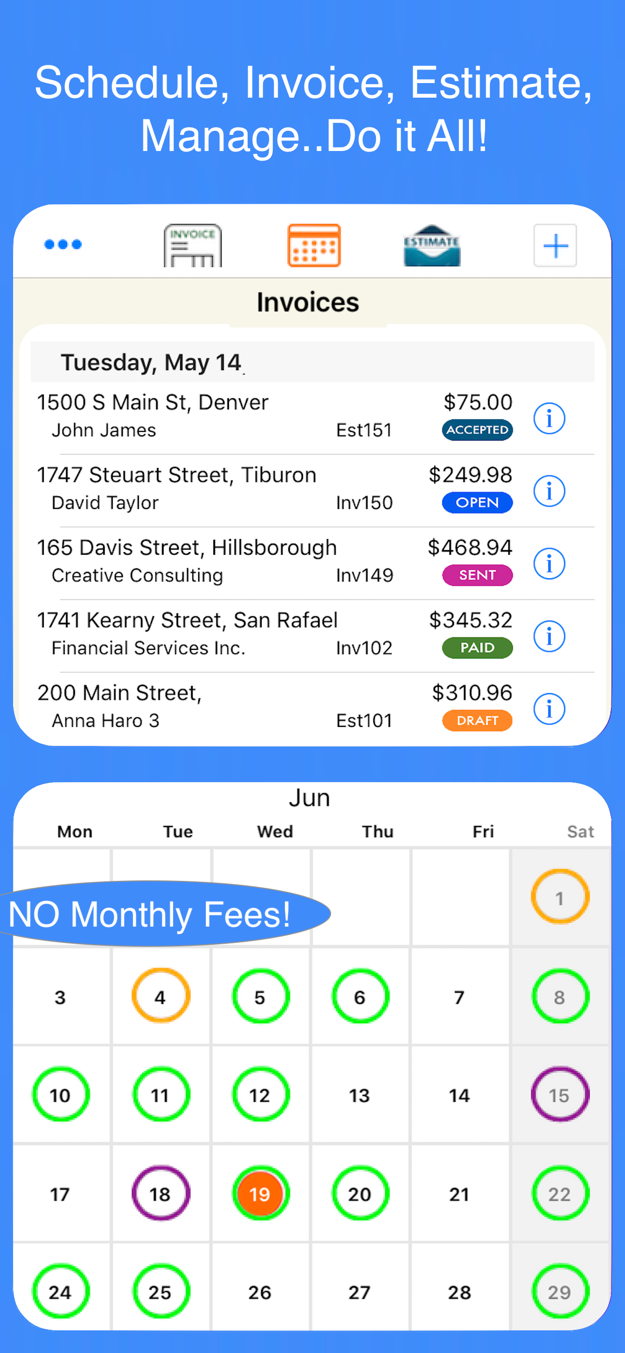 Contractor Estimate & Invoice