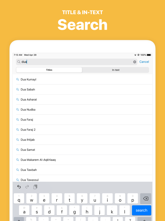 Nafilah: Dua & Ziyarah iPad screenshot 8 - Reference app