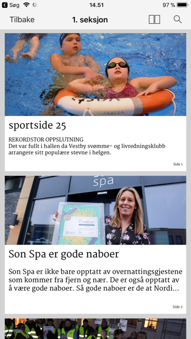 Vestby Avis eAvis Screenshot
