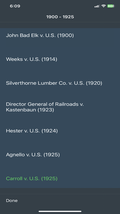 Case Law Studies Lite Screenshot