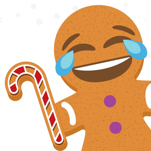 Ginger.Moji - Gingerbread emoji man Xmas stickers icon