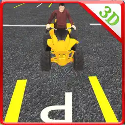 Quad bike tricky parking & crazy driving simulator app icon