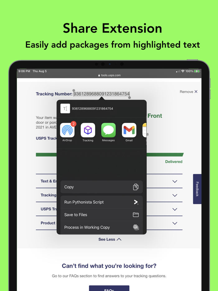 Tracking - Packages-Deliveries