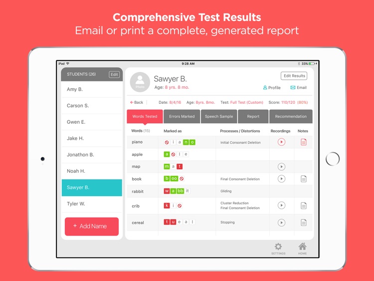 Articulation Test Center Pro screenshot-4