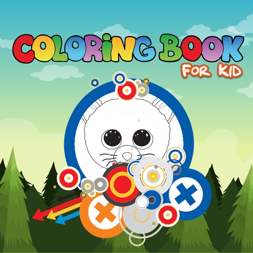 Coloring Drawing Friendly Kids for Beanie Boos iOS App