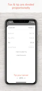 Tab - The simple bill splitter screenshot #5 for iPhone