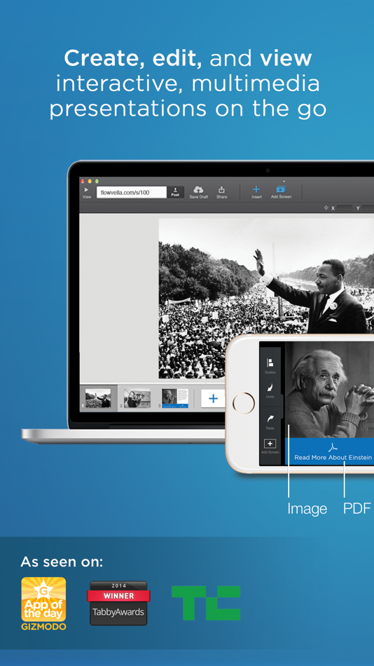 #1. FlowVella Presentation App (iOS) 由: Flowboard