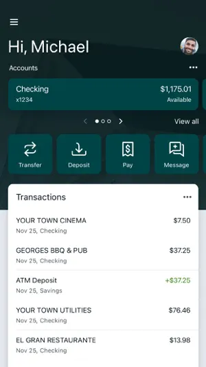 Thomasville National Bank screenshot 1