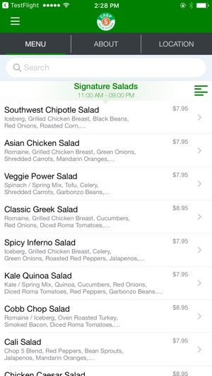 Chop5 Salad Kitchen(圖2)-速報App