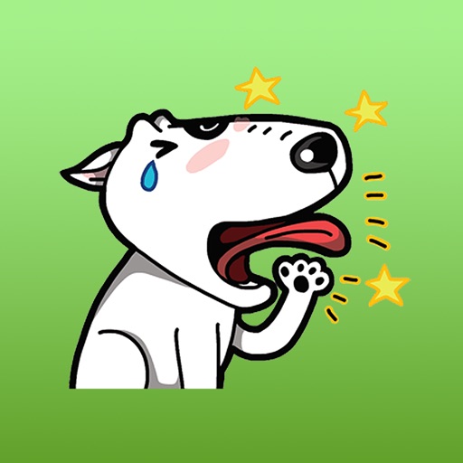 Kent The Funny Bull Dog Sticker icon