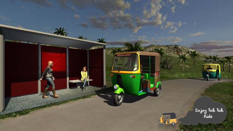 Tuk Tuk Offroad Rickshaw Drive – Hill Simulation screenshot-3