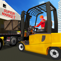 Supermarket Forklift Parking and Cargo Delivery Game