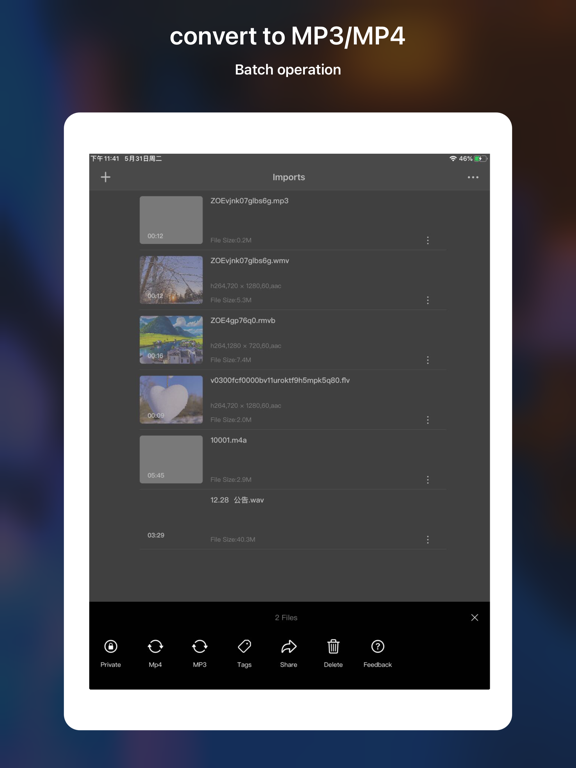 Screenshot #4 pour MP4Plus Convertisseur format