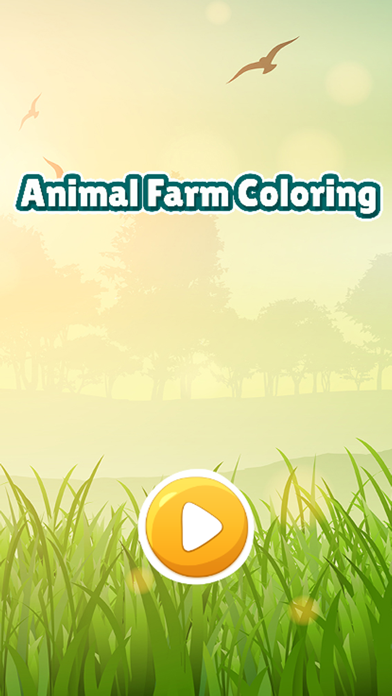 Animal in farm coloring book games for kids app screenshot