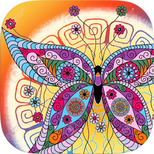 Mandala Fantasy Coloring For Adults-free